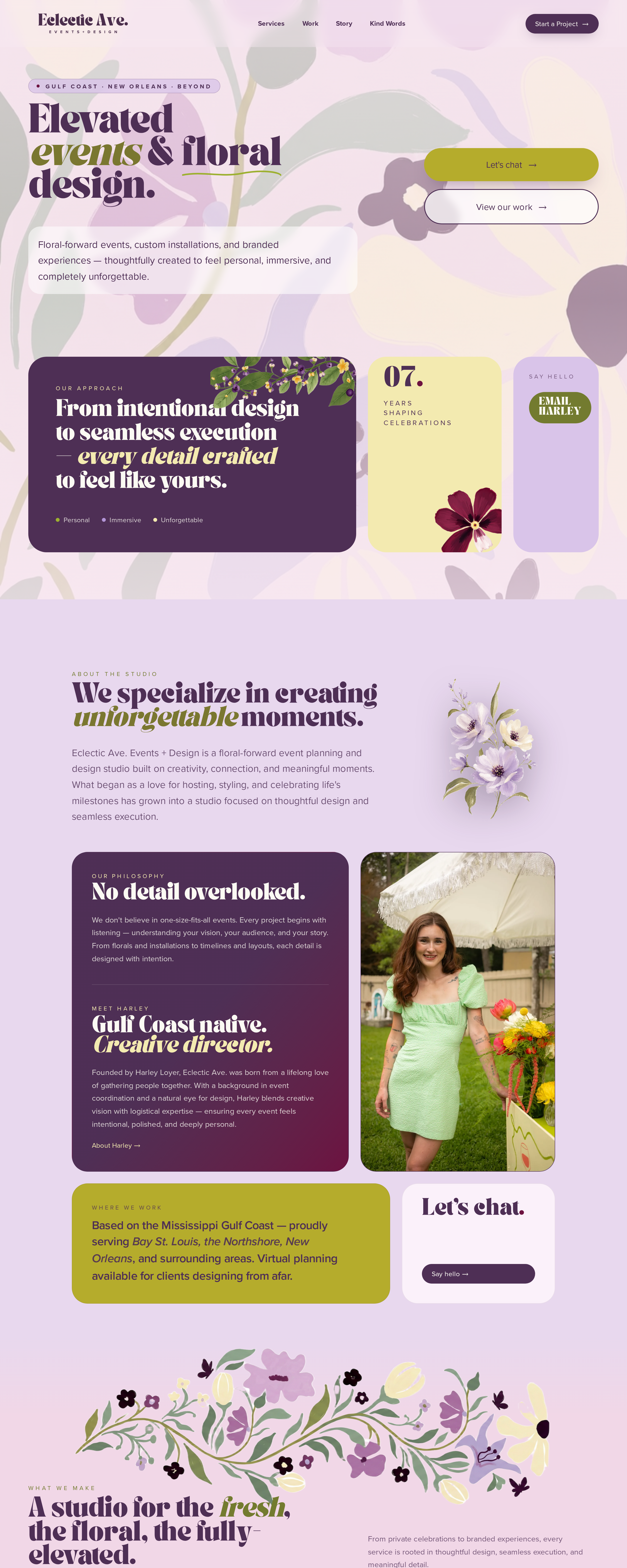 Eclectic Ave. Events